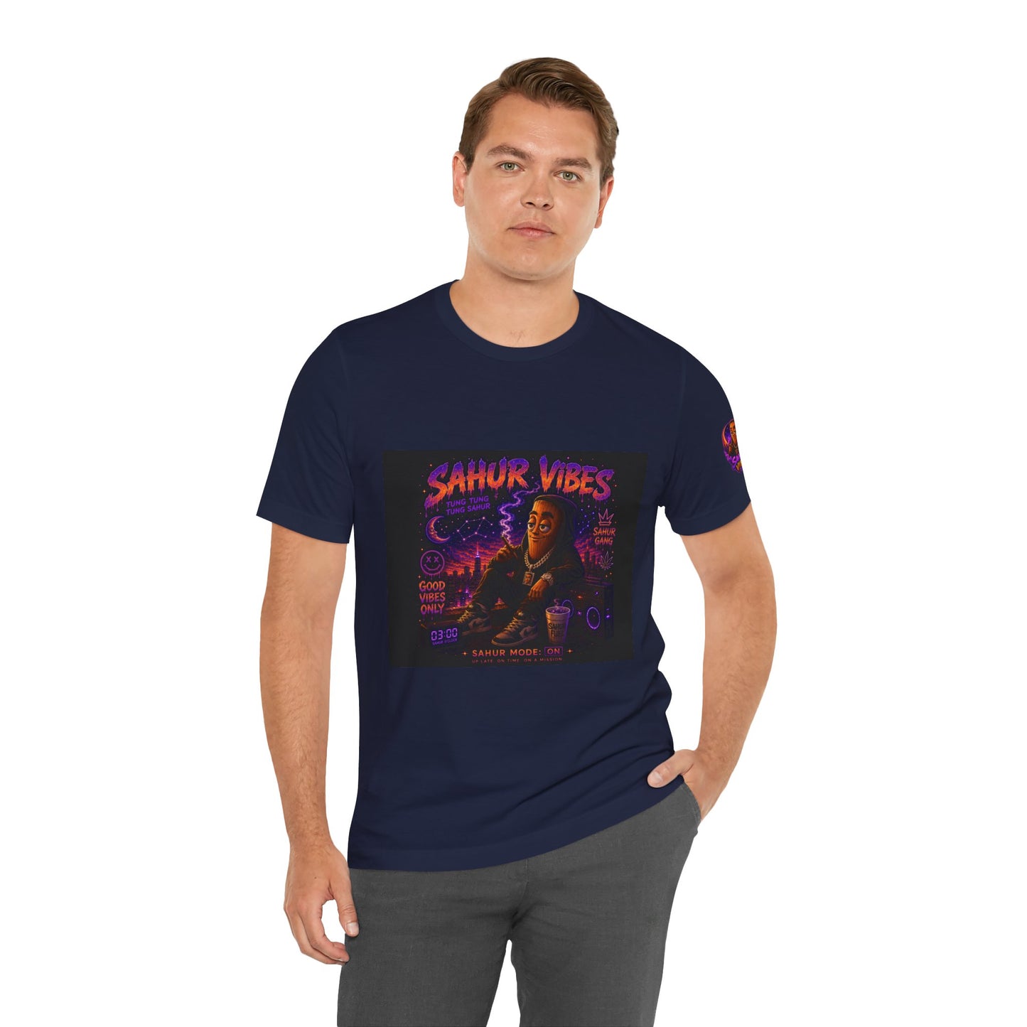 Tung Tung Tung Sahur SOLO Night Smoke DOLO Tee — Urban Chill Cartoon Design