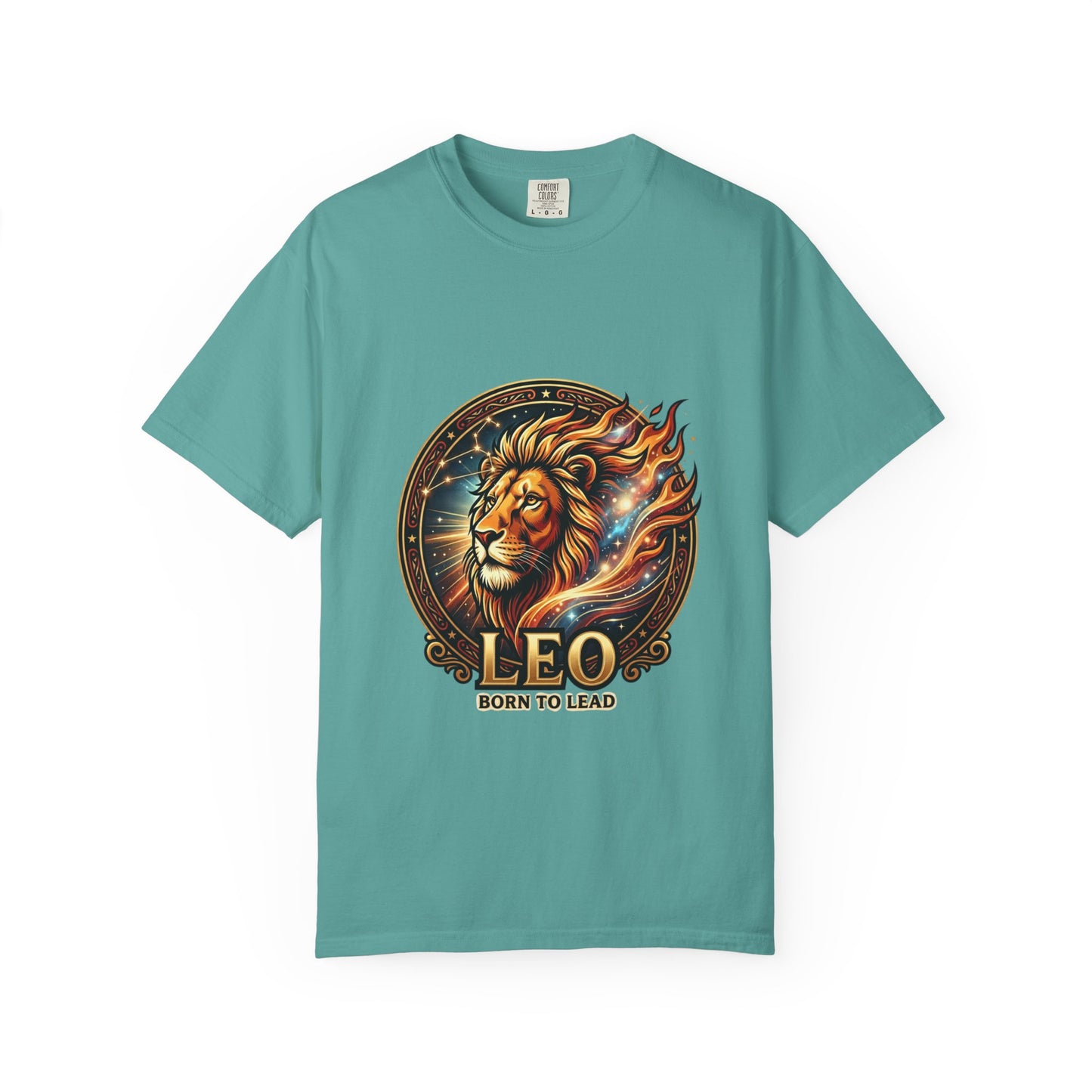 Leo 'Born to Lead' T-Shirt — Bold Zodiac Lion Graphic Tee