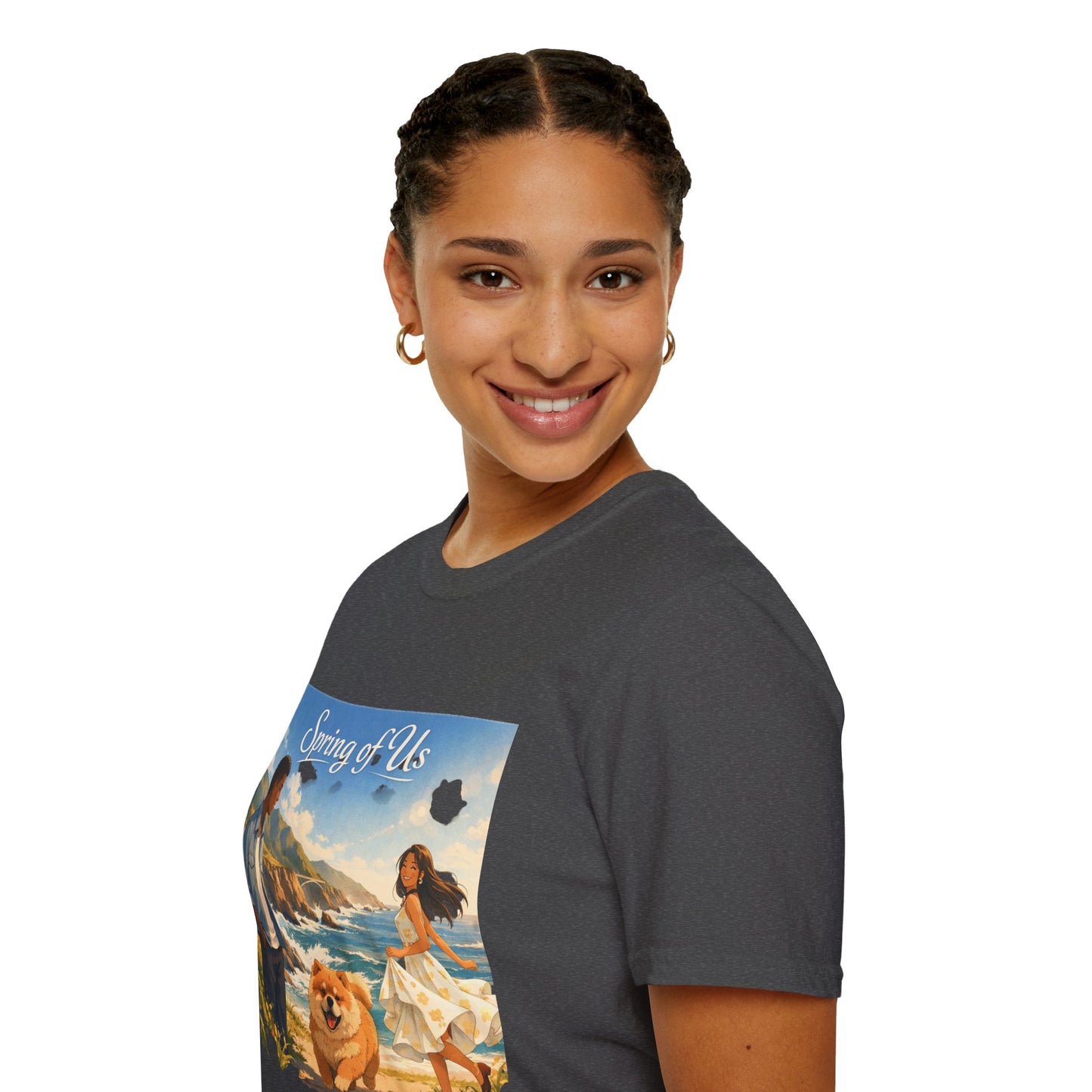 Spring of Us T-Shirt — Romantic Coastal Illustration Tee