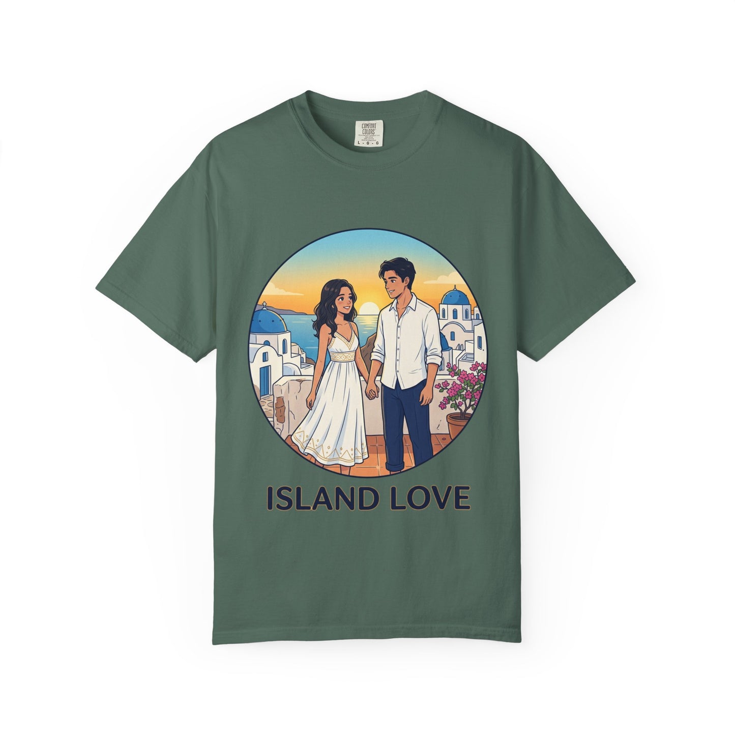 Island Love T-Shirt — Romantic Couples Vacation Tee
