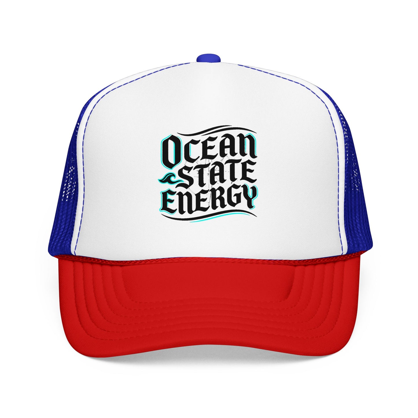 Clean Slate Energy Trucker Hat — Retro Script Foam Mesh Cap