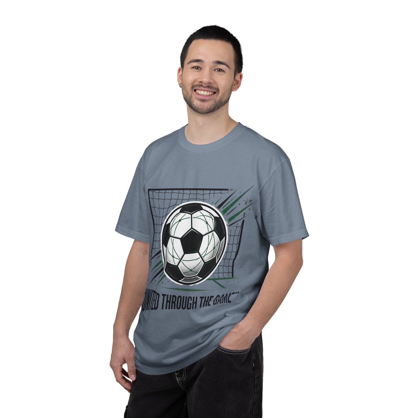 Soccer Graphic T-Shirt — "United Through The Game"