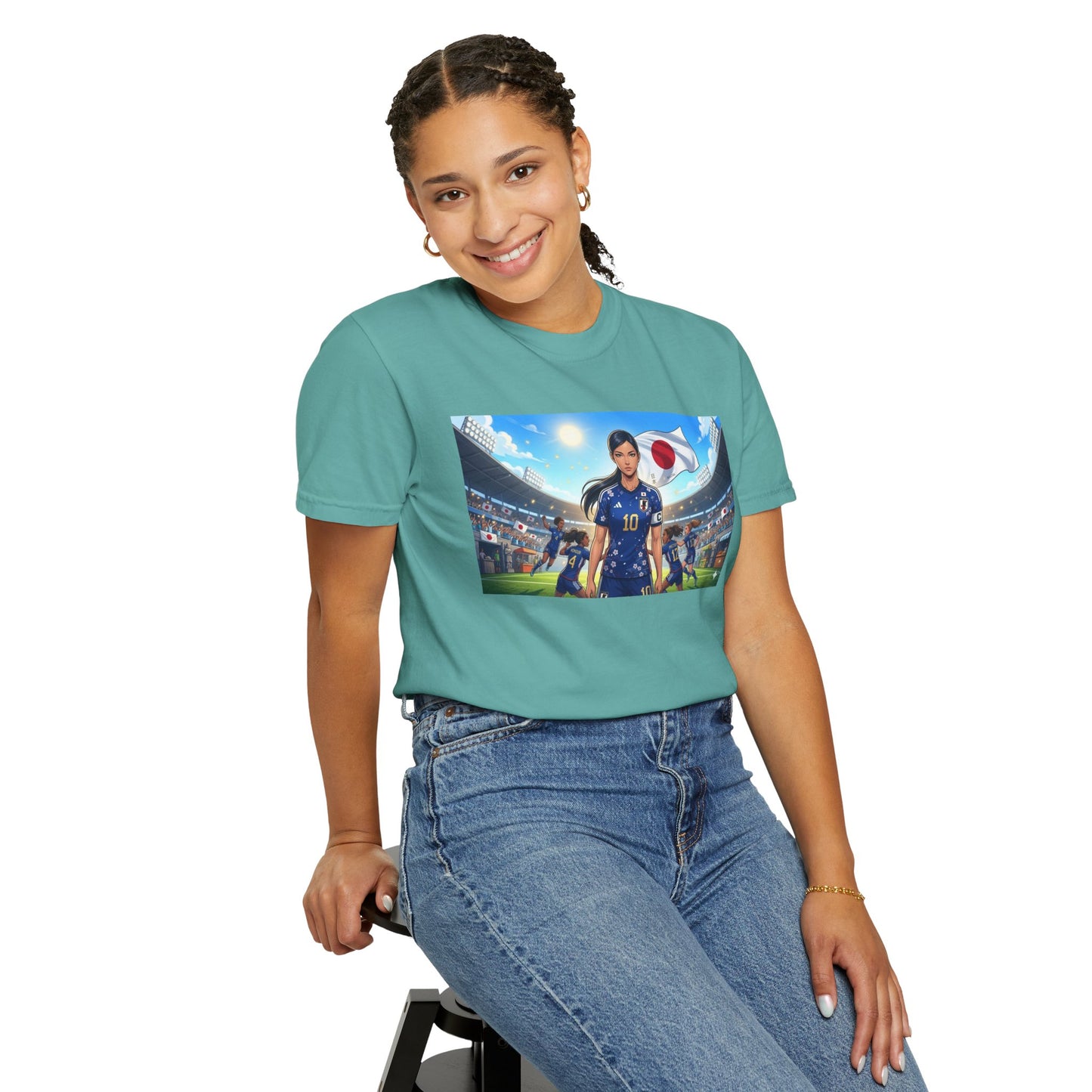 Soccer Player Japan T-Shirt — Japan Flag Soccer Fan Tee