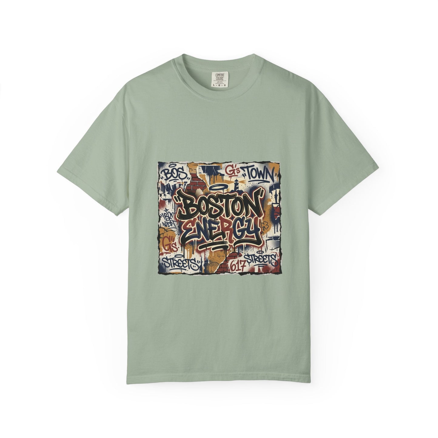 Boston Graffiti Tee — Urban Street Art T‑Shirt