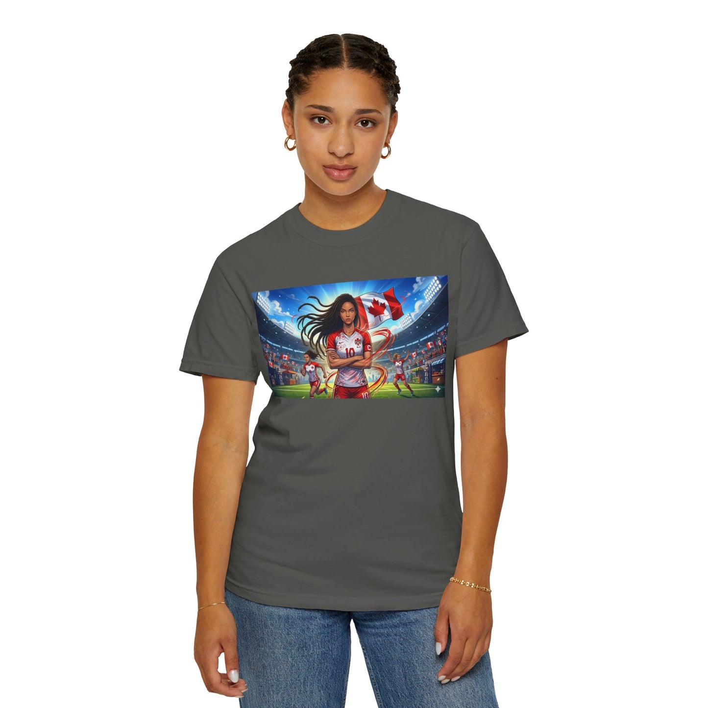 Soccer Star Canada T-Shirt — Women’s Team Jersey Graphic