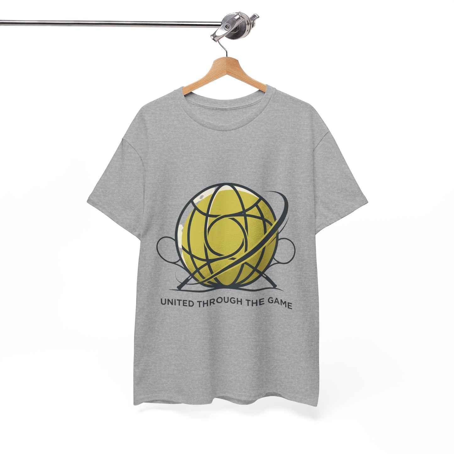 Basketball Orbit T-Shirt — “United Through The Game” Graphic Tee
