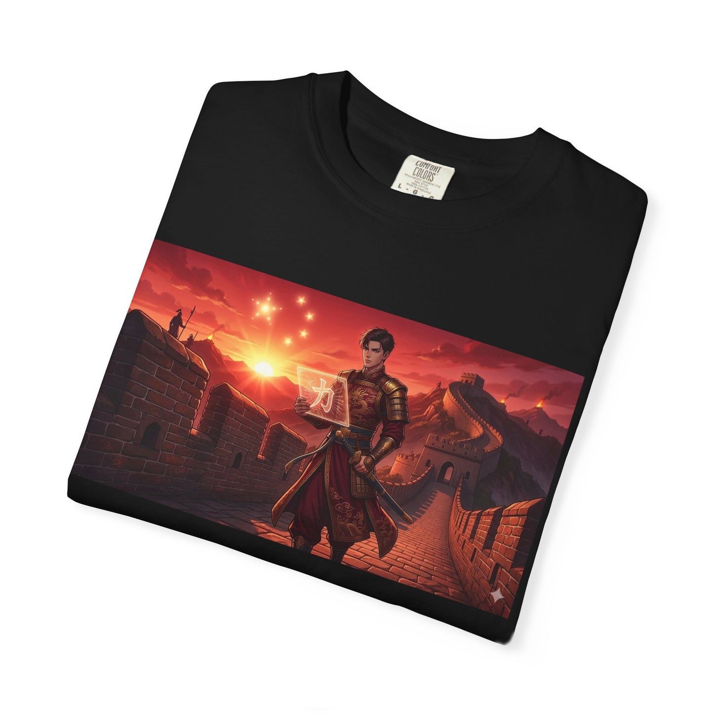 Scout Regiment Sunset T-Shirt — Anime Military Wall Scene