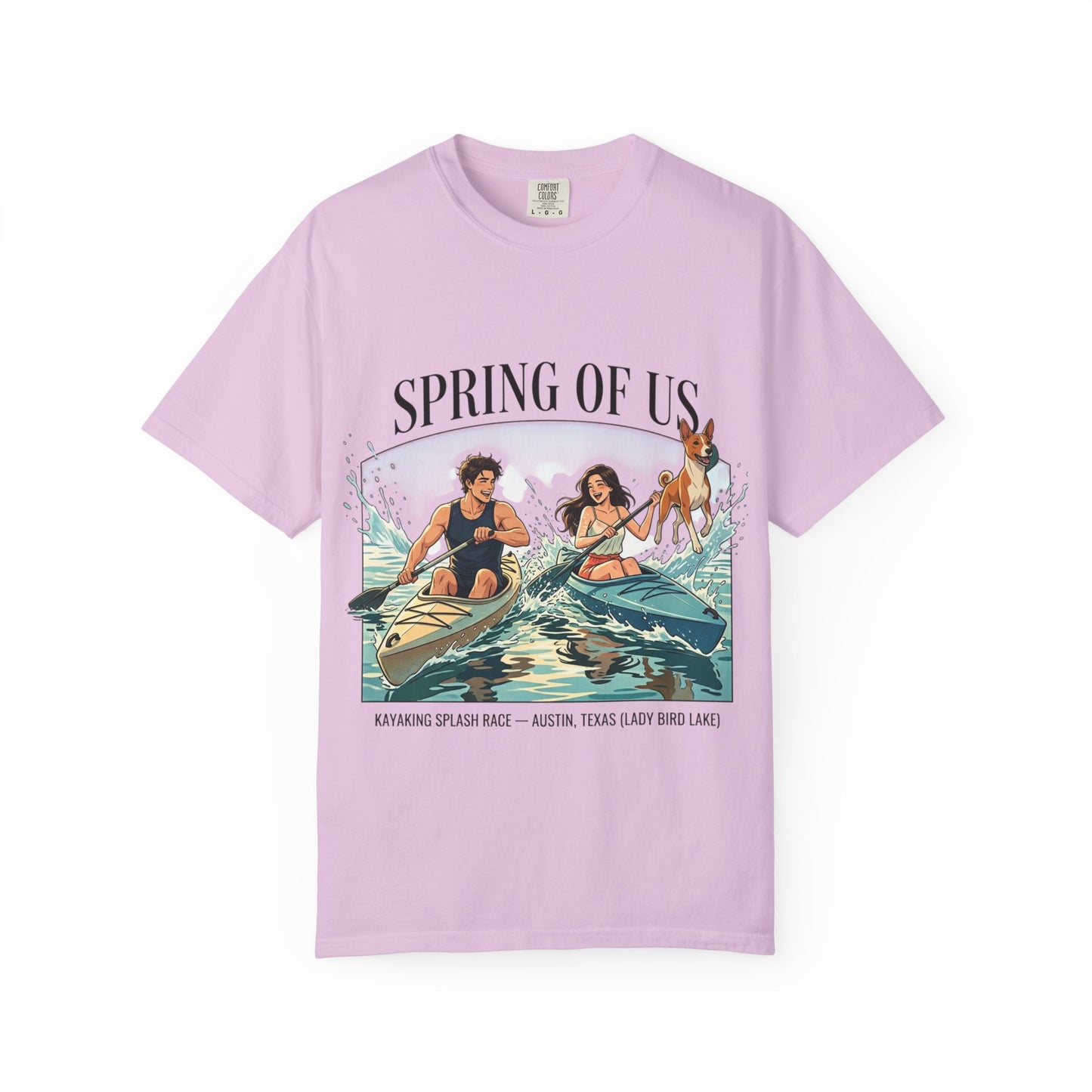 Spring of Us Kayaking T-Shirt — Retro Outdoor Adventure Tee