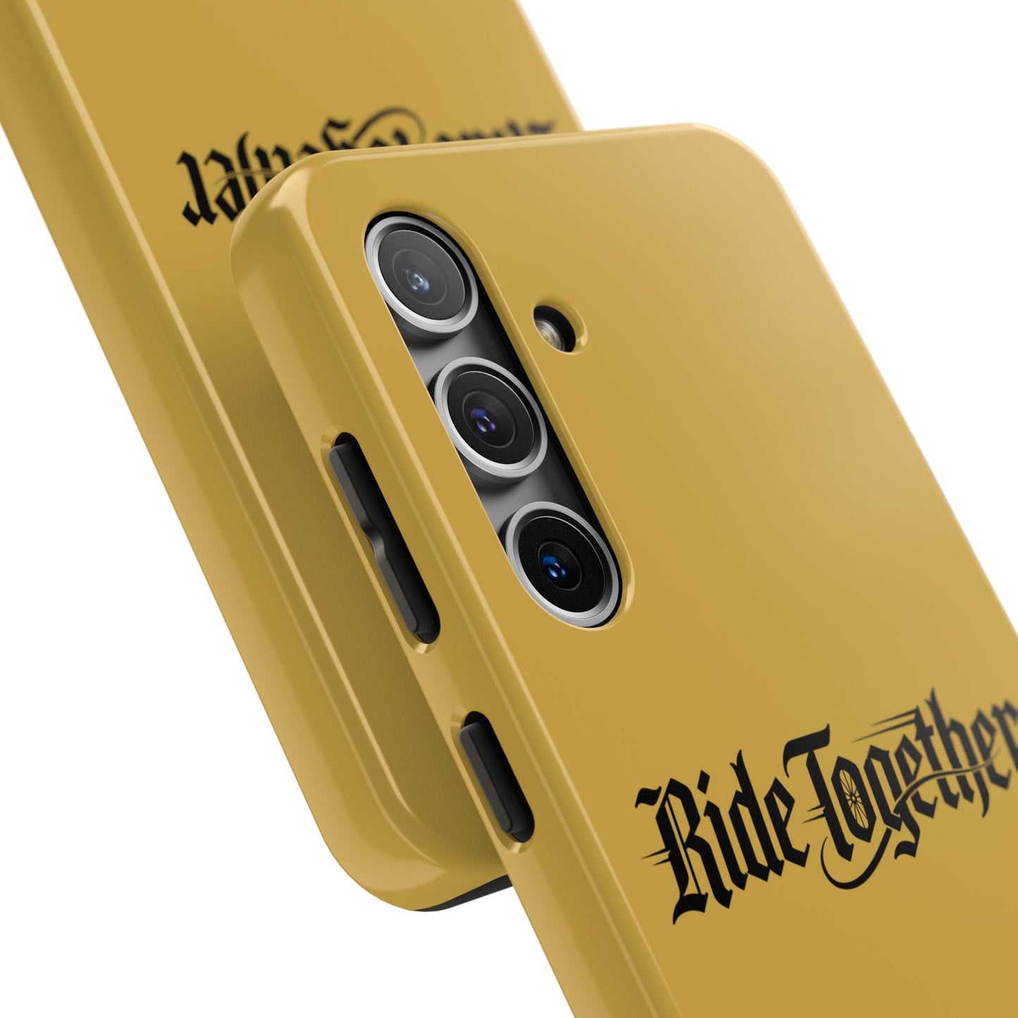 Ride Together Tough Phone Case — Durable Retro Script Protective Cover