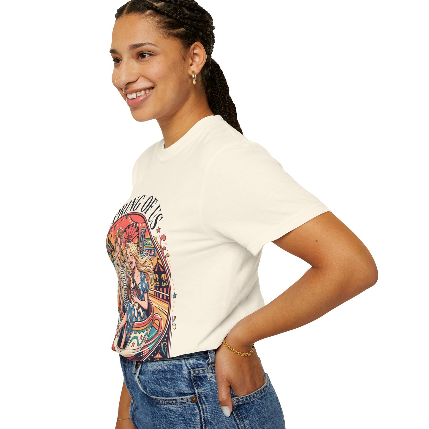 Spring of Us T-Shirt — Retro Carnival Couple Tee (Spring Festival Concert)