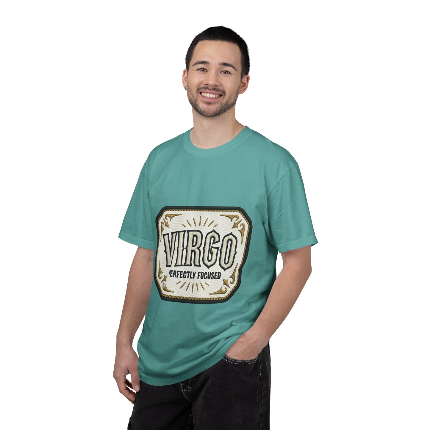 Virgo "Perfectly Focused" Zodiac T-Shirt — Vintage Astrology Tee