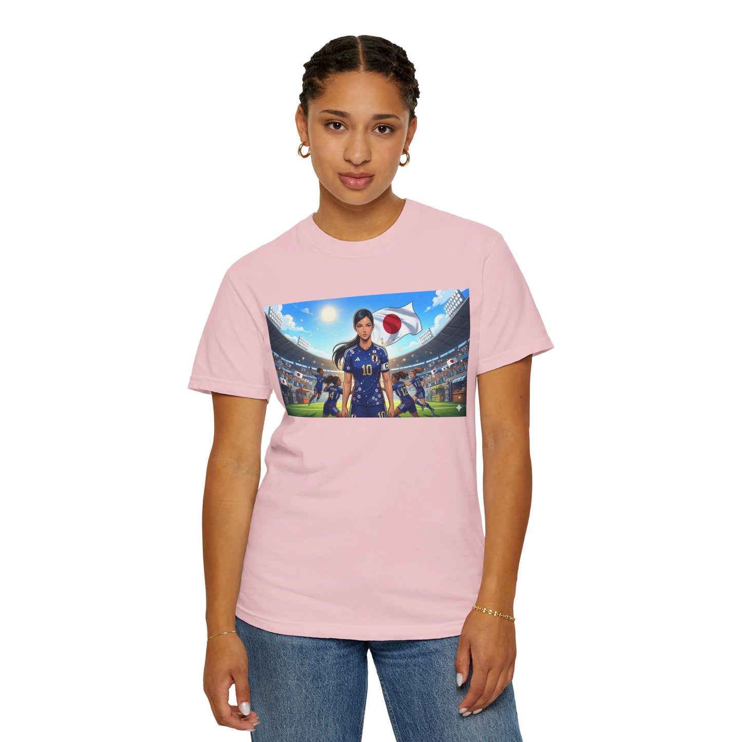 Soccer Player Japan T-Shirt — Japan Flag Soccer Fan Tee