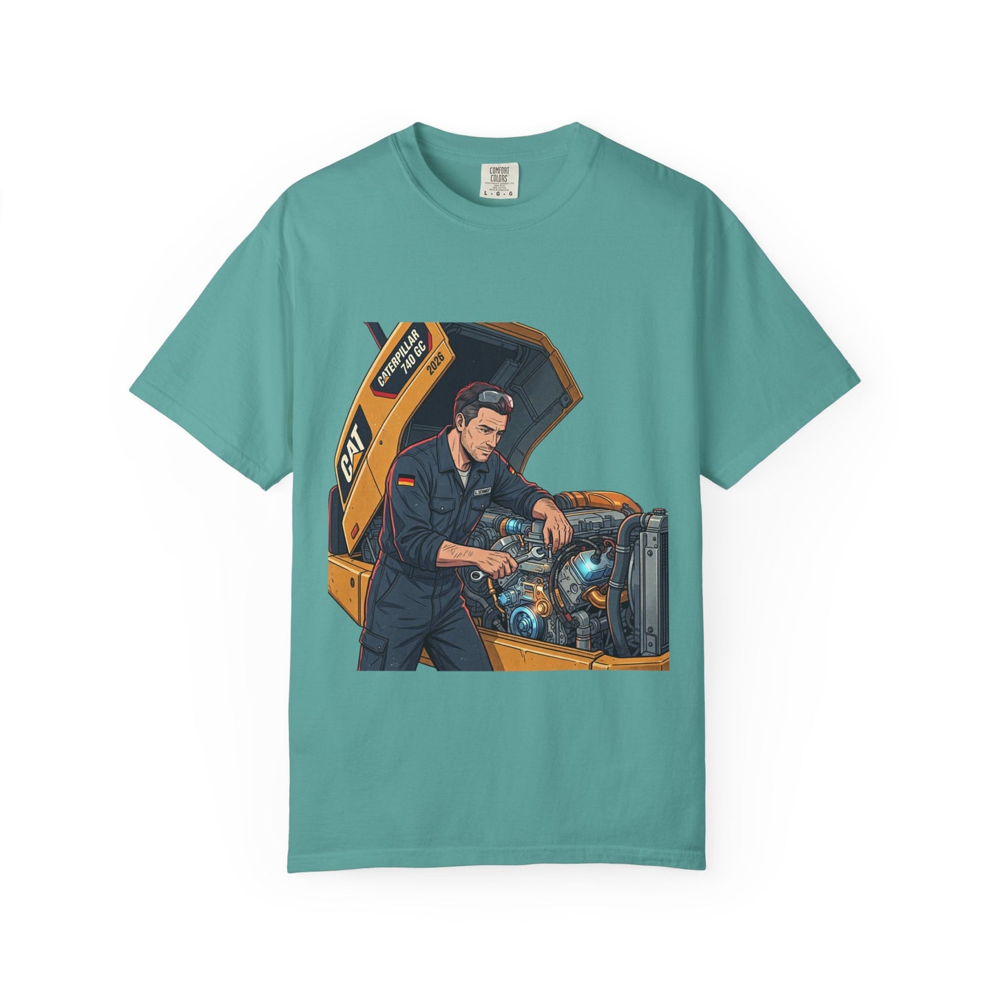 Mechanic Garage T-Shirt — Vintage Auto Technician Illustration
