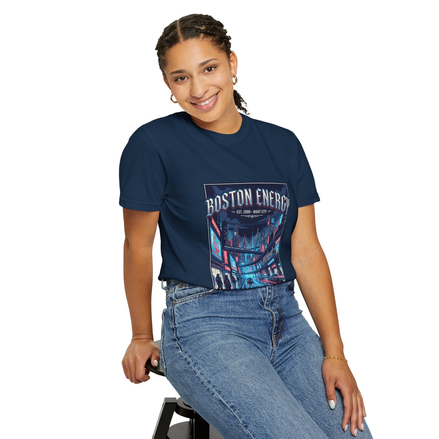 Boston Energy Graphic T-Shirt — Neon City Streetwear