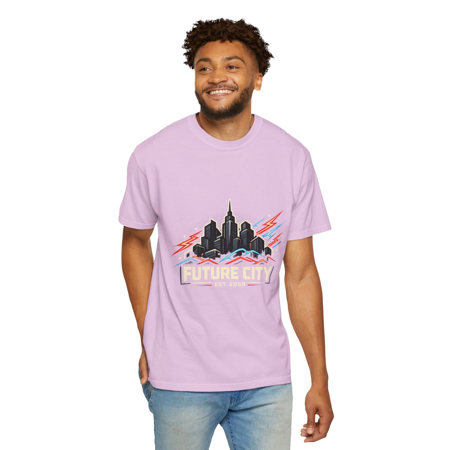 Future City T-Shirt — Retro Skyline Graphic Tee
