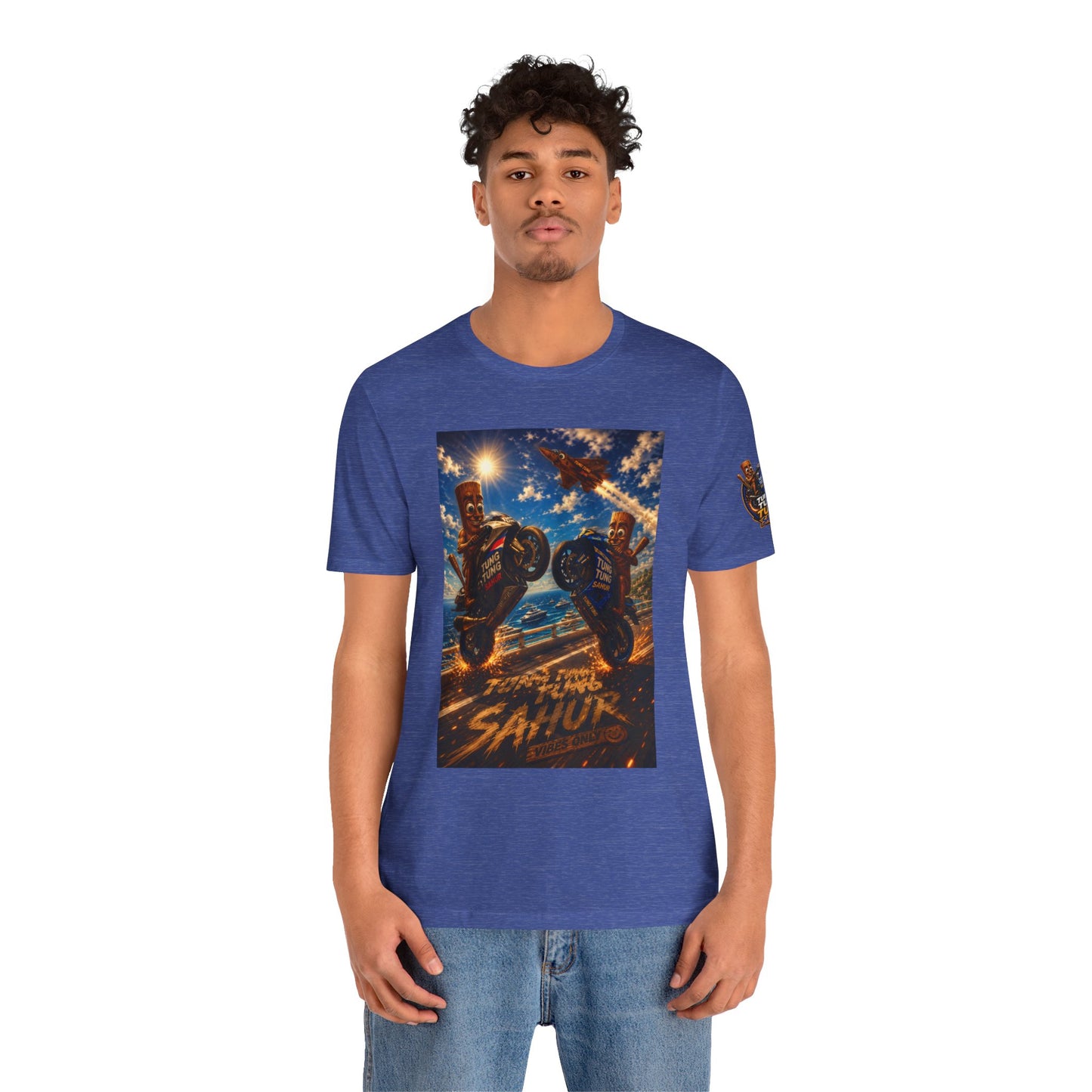 Motorcycle Stunt Tee — Sahara Riders Graphic T-Shirt