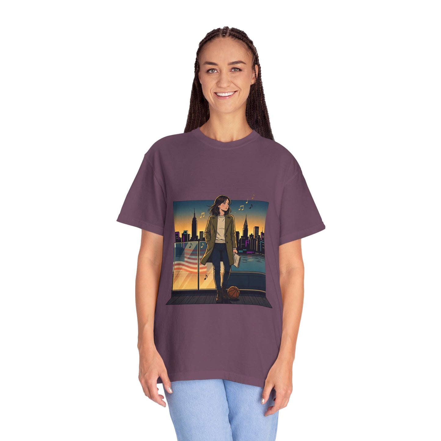 GLOBAL ENERGY: HER CITY, HER STORY— City Sunset Graphic T-Shirt