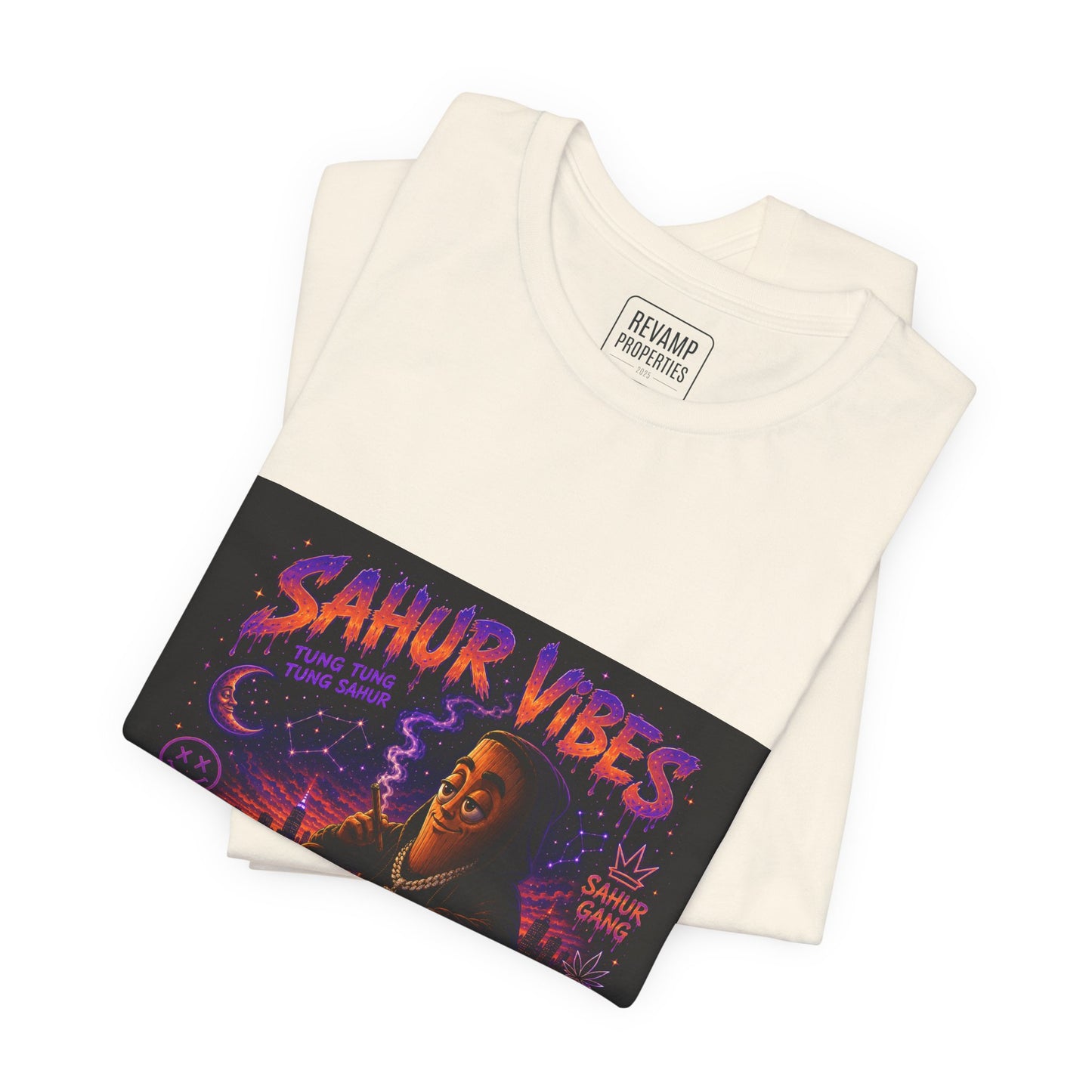 Tung Tung Tung Sahur SOLO Night Smoke DOLO Tee — Urban Chill Cartoon Design