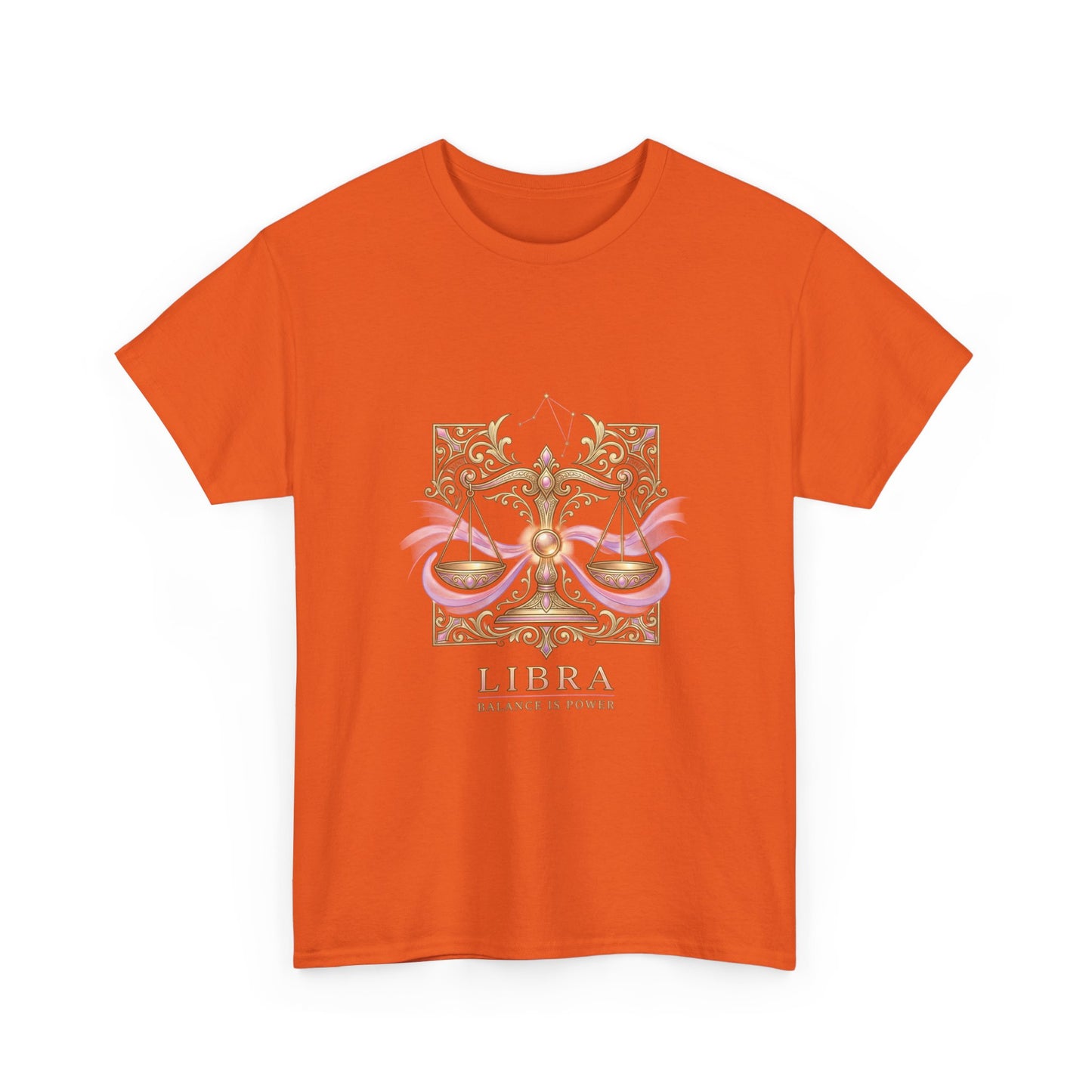 Libra Scales T‑Shirt — Zodiac Balance Is Power Tee
