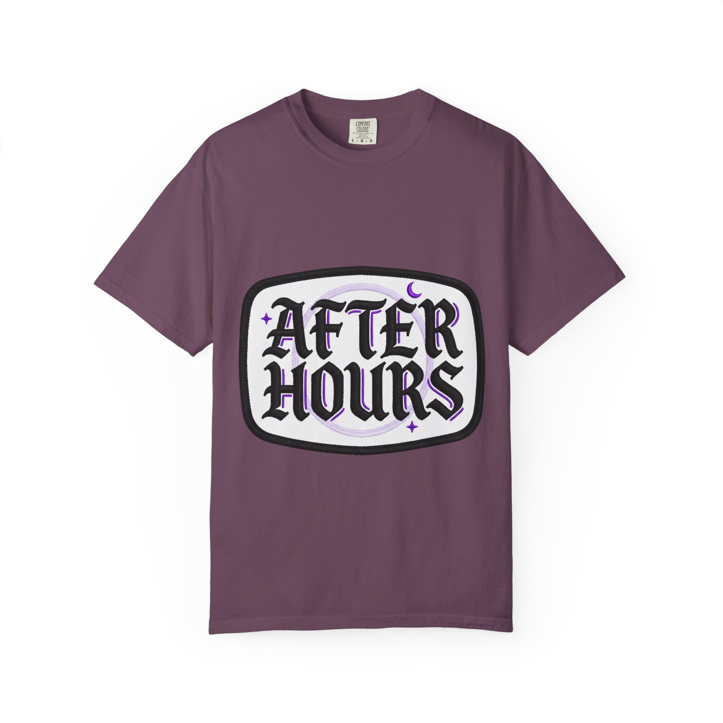 After Hours Graphic T-Shirt — Gothic Moon Lounge Tee