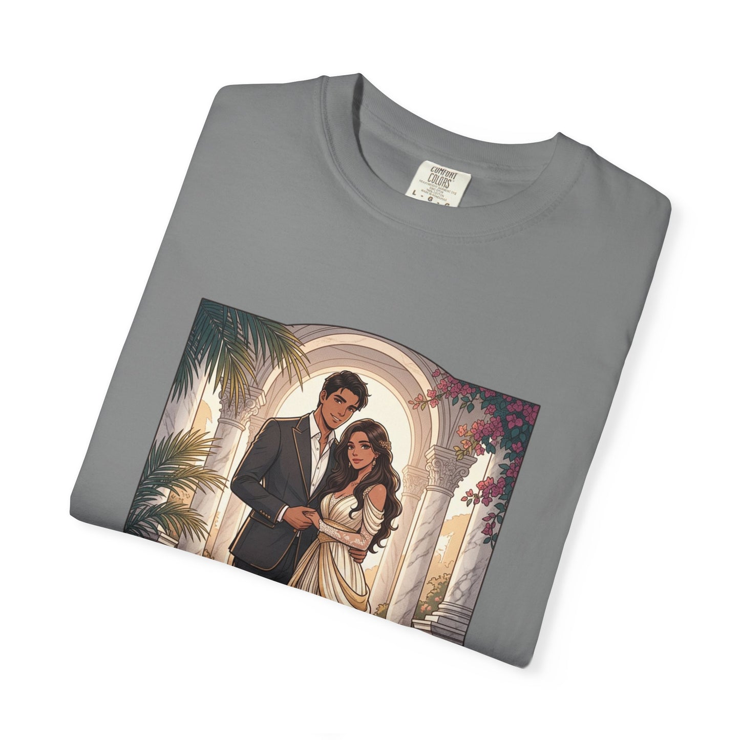 Romantic Vintage Wedding Portrait T-Shirt — "In Every Lifetime, I'd Find You"