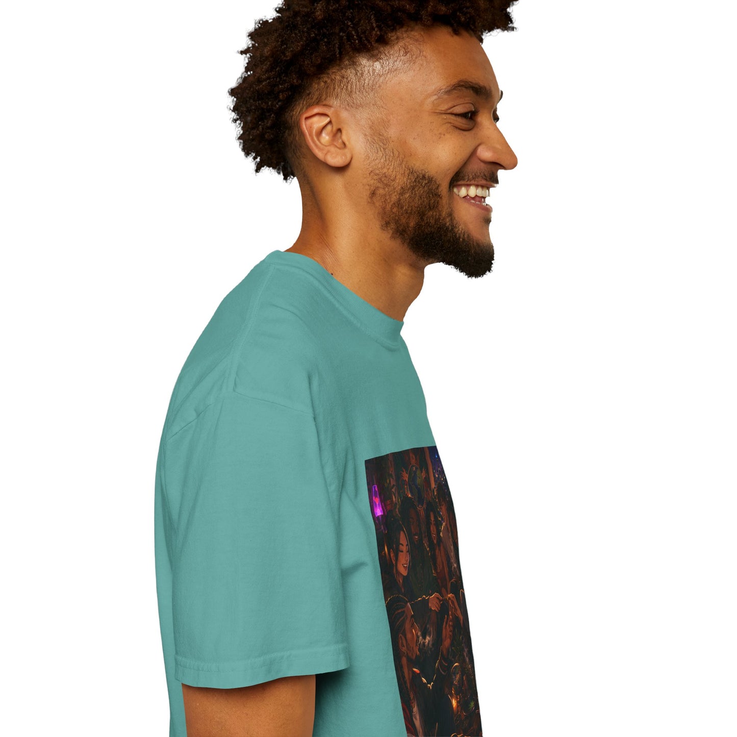 OUR MEMORIES - Vintage Night Party Scene T-Shirt
