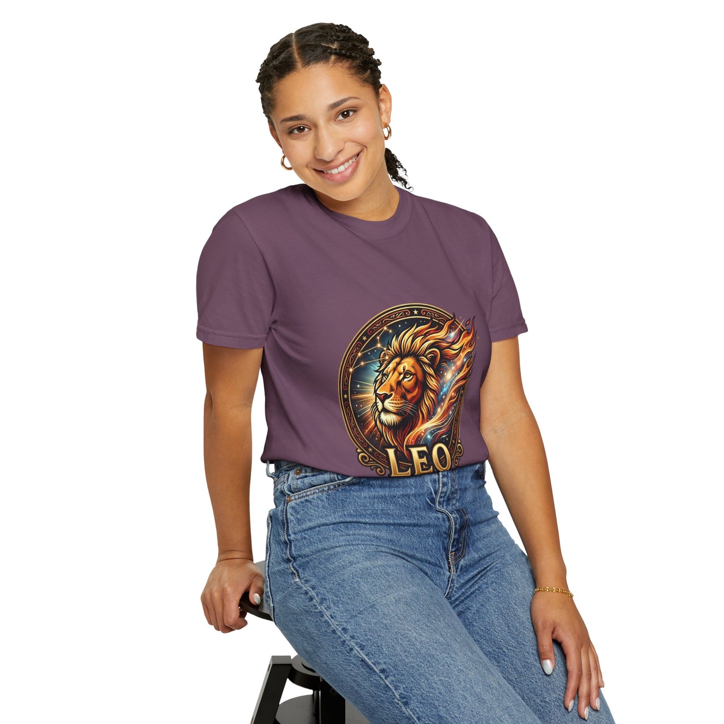 Leo 'Born to Lead' T-Shirt — Bold Zodiac Lion Graphic Tee