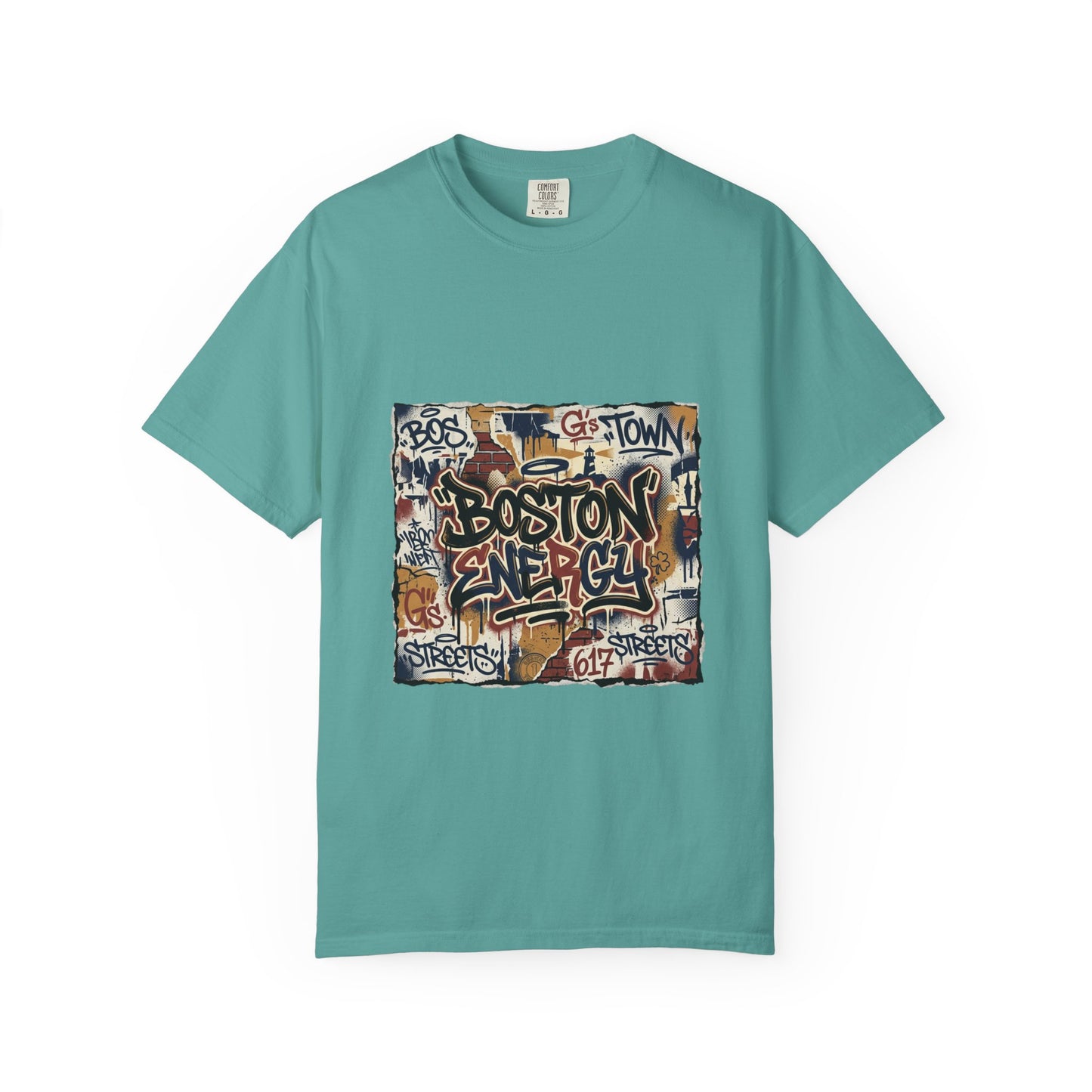 Boston Graffiti Tee — Urban Street Art T‑Shirt