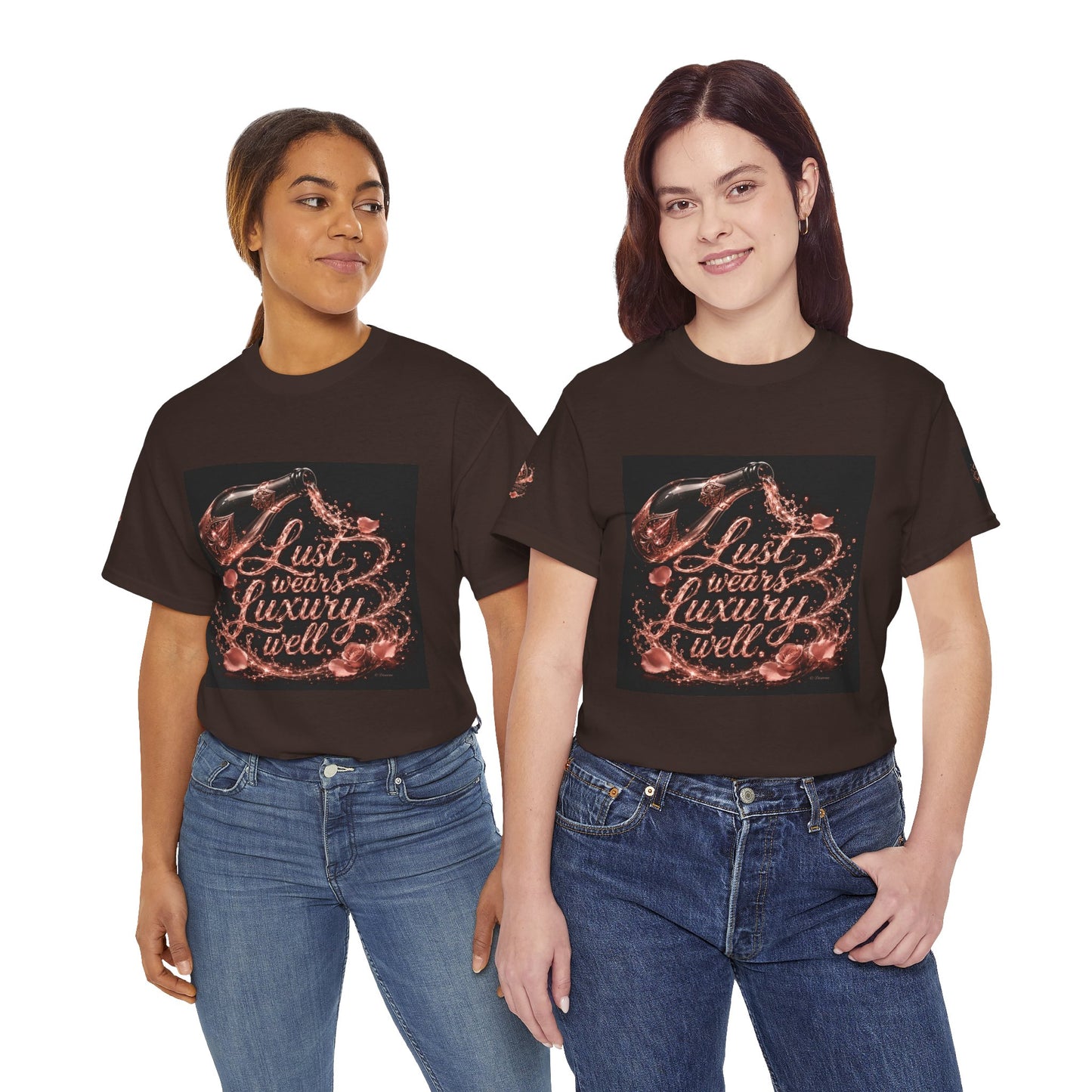 Lust Treats Luxury Well T-Shirt – Vintage Script Graphic Tee