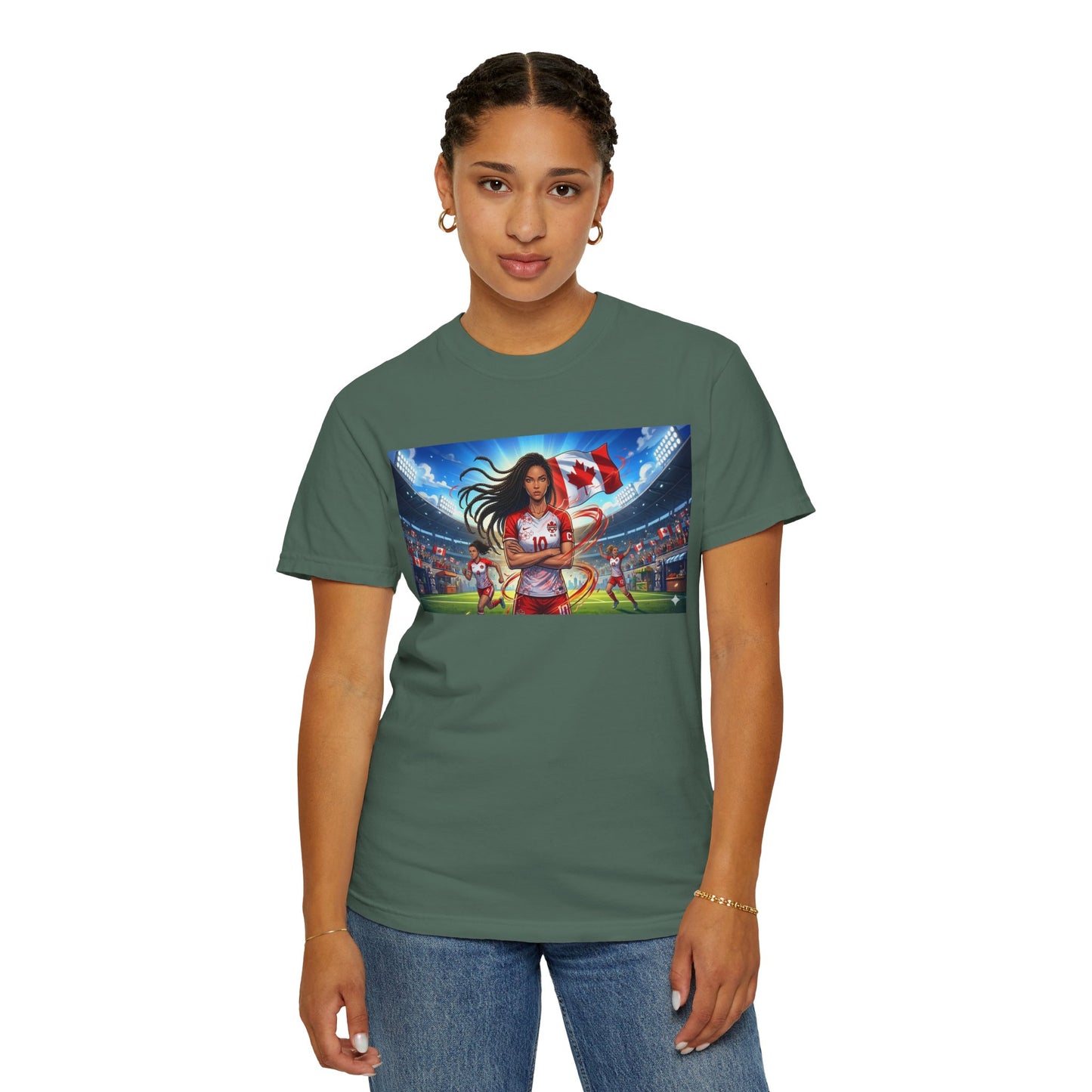 Soccer Star Canada T-Shirt — Women’s Team Jersey Graphic