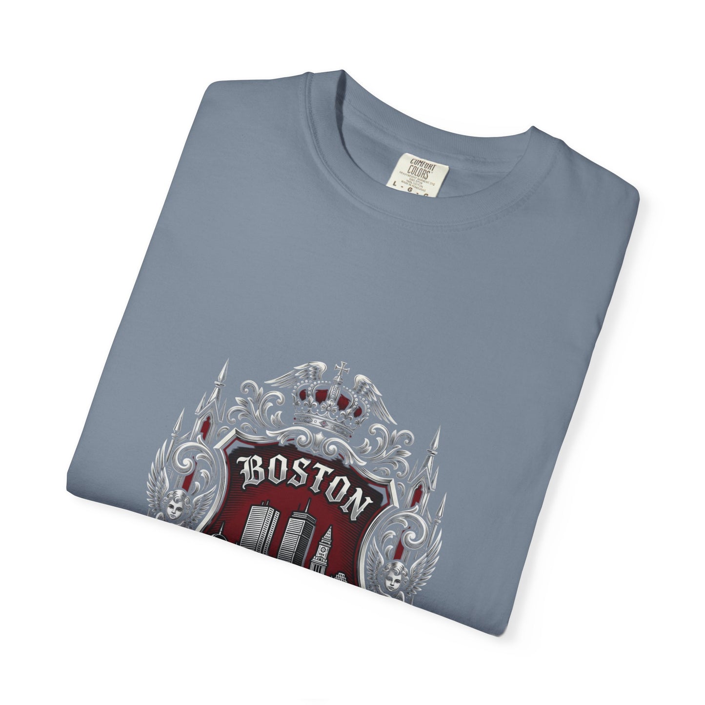 Boston Energy Vintage Crest T-Shirt — Retro City Skyline Tee