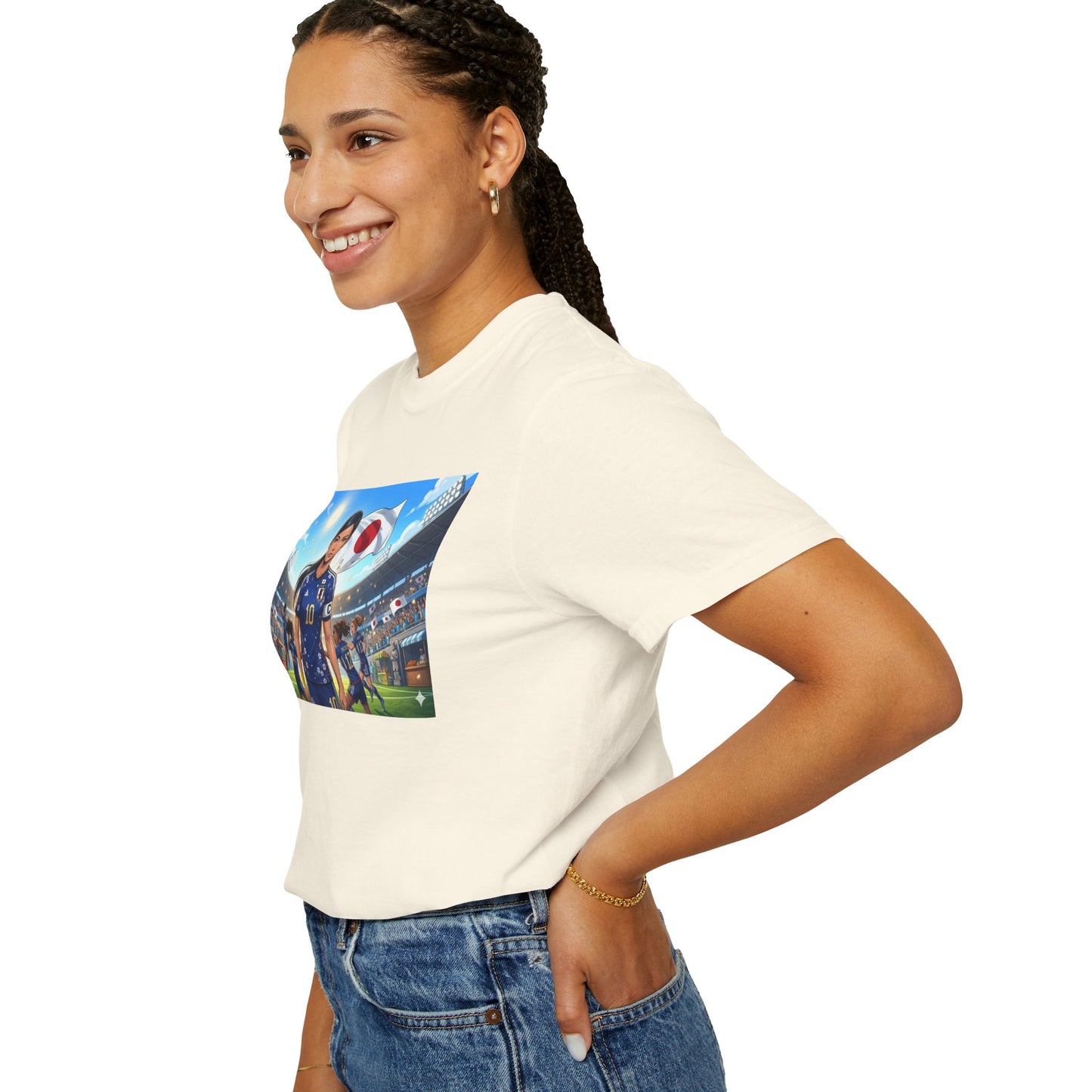 Soccer Player Japan T-Shirt — Japan Flag Soccer Fan Tee