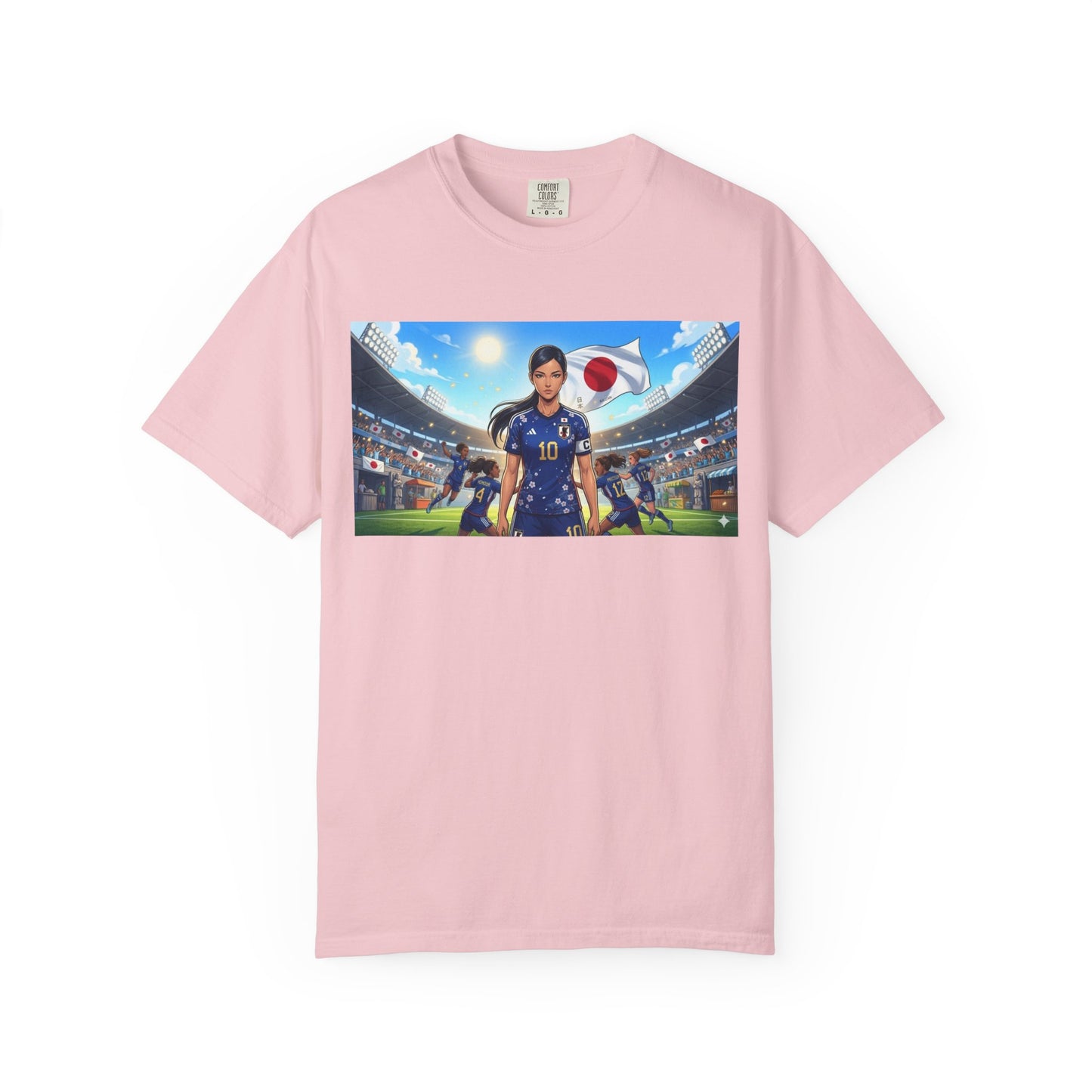 Soccer Player Japan T-Shirt — Japan Flag Soccer Fan Tee