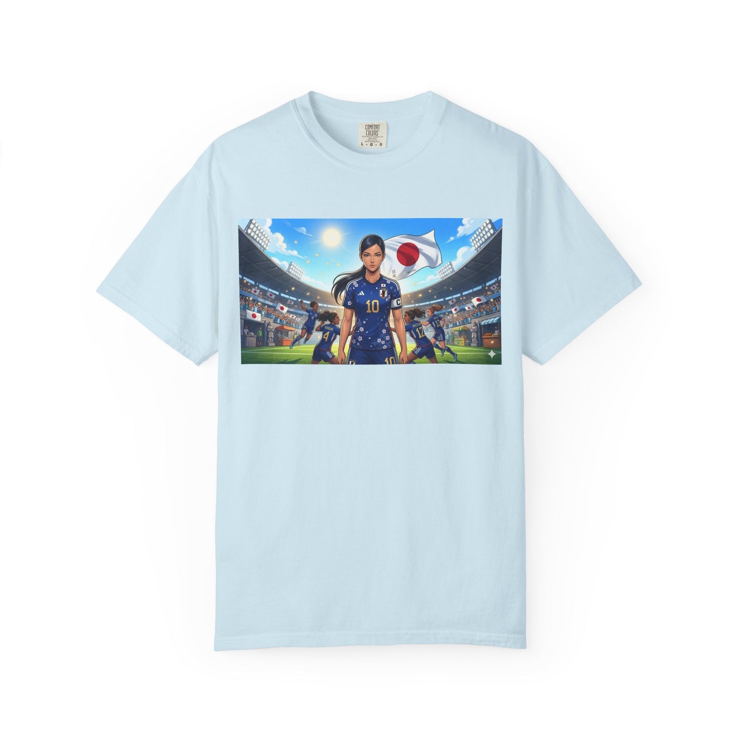 Soccer Player Japan T-Shirt — Japan Flag Soccer Fan Tee