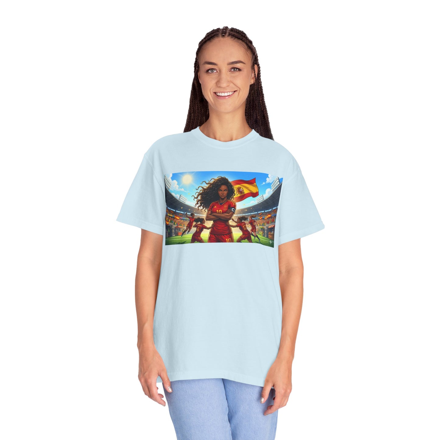 Spain – Female Soccer Champion - Stadium Graphic T-Shirt