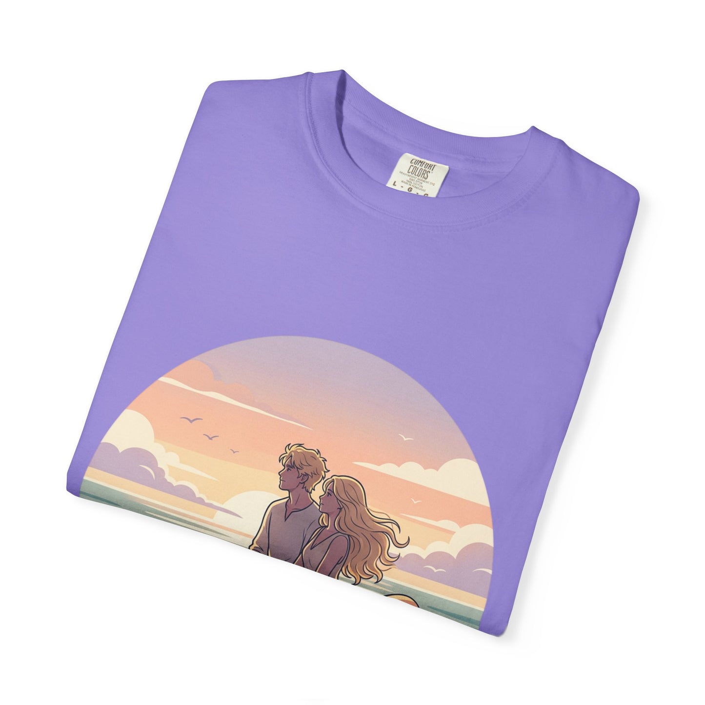 Ocean Sunset Graphic T-Shirt — "The Ocean Already Knows"