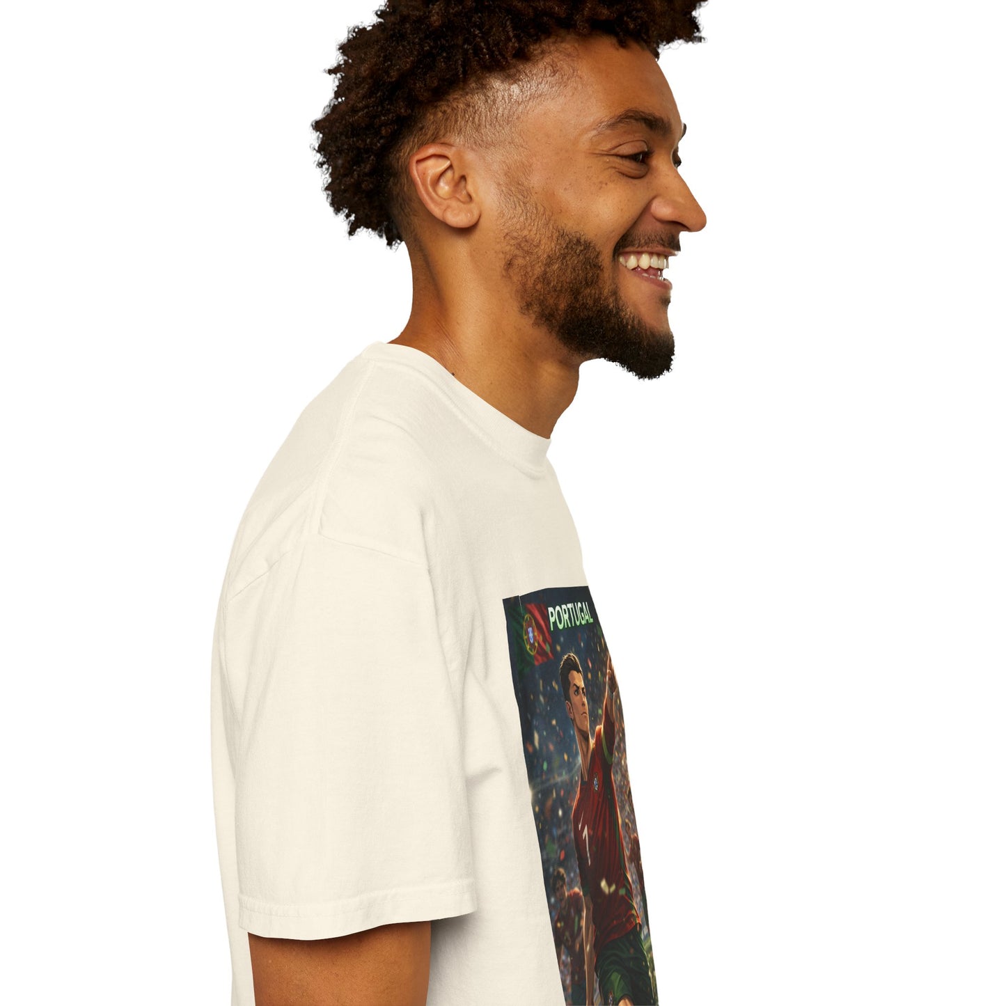 Portugal Soccer Poster T-Shirt — Cristiano Ronaldo Tribute Tee