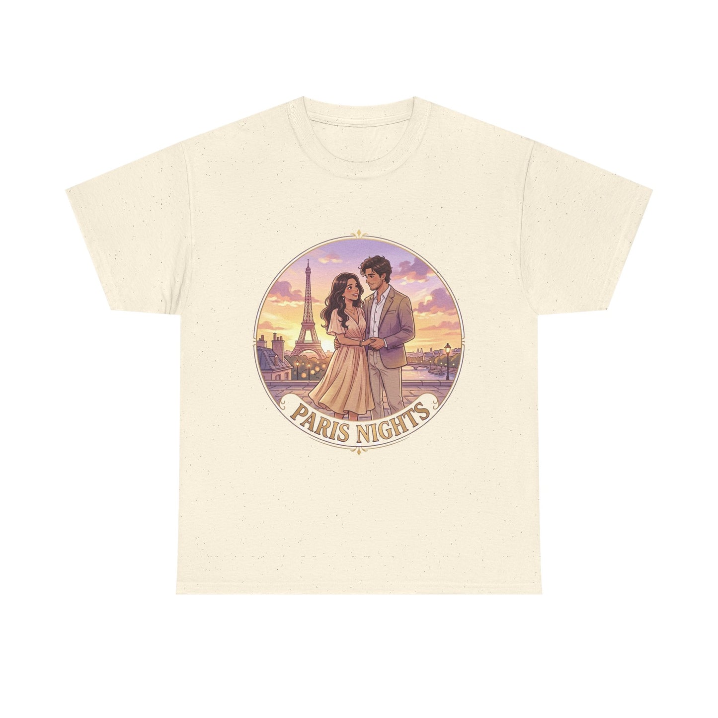 Paris Nights T-Shirt — Romantic Eiffel Tower Couple Tee