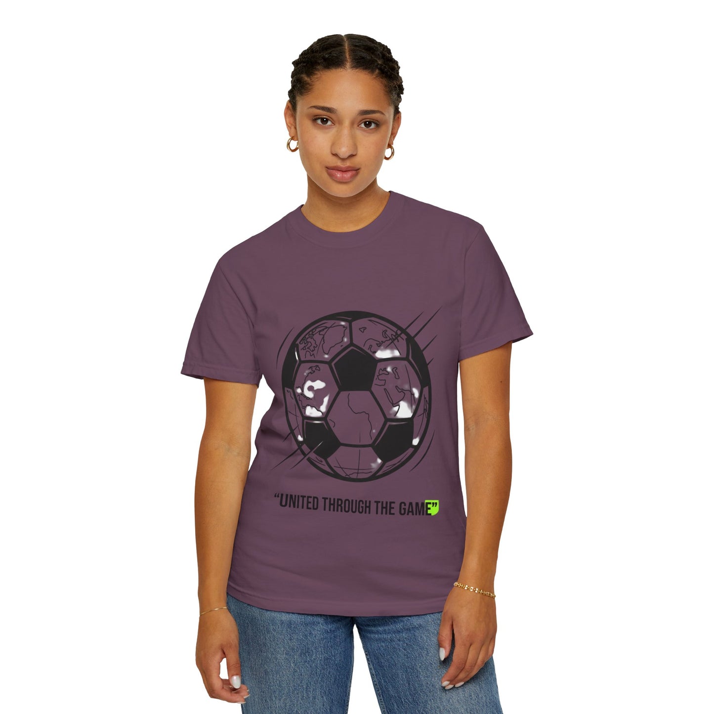 Soccer Unity T-Shirt — "United Through the Game" Graphic Tee