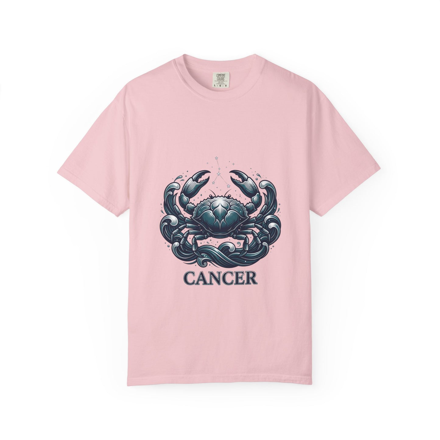 Cancer Zodiac T-Shirt — Stylized Crab Astrological Tee