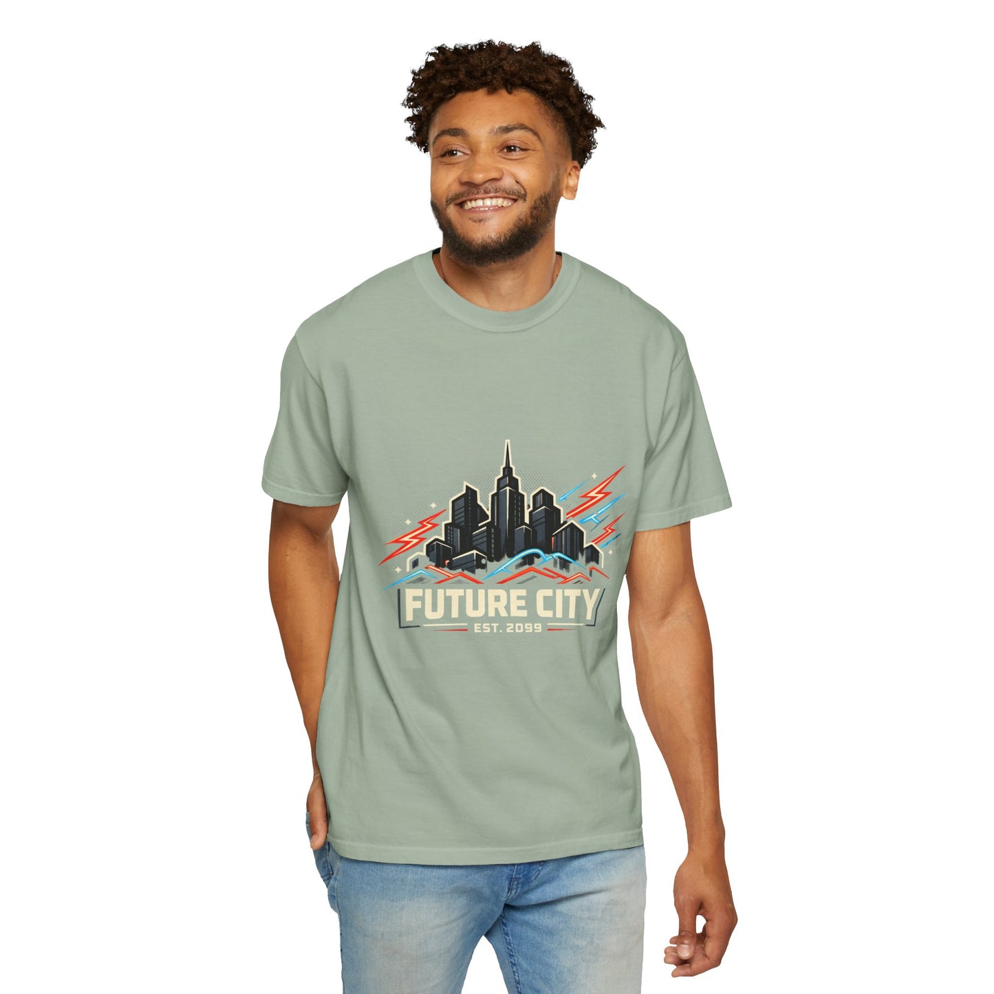 Future City T-Shirt — Retro Skyline Graphic Tee