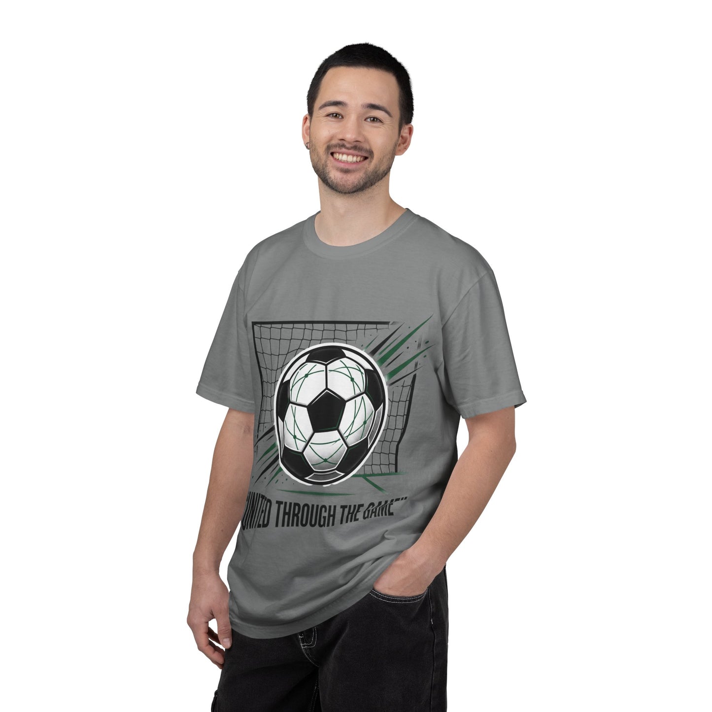 Soccer Graphic T-Shirt — "United Through The Game"