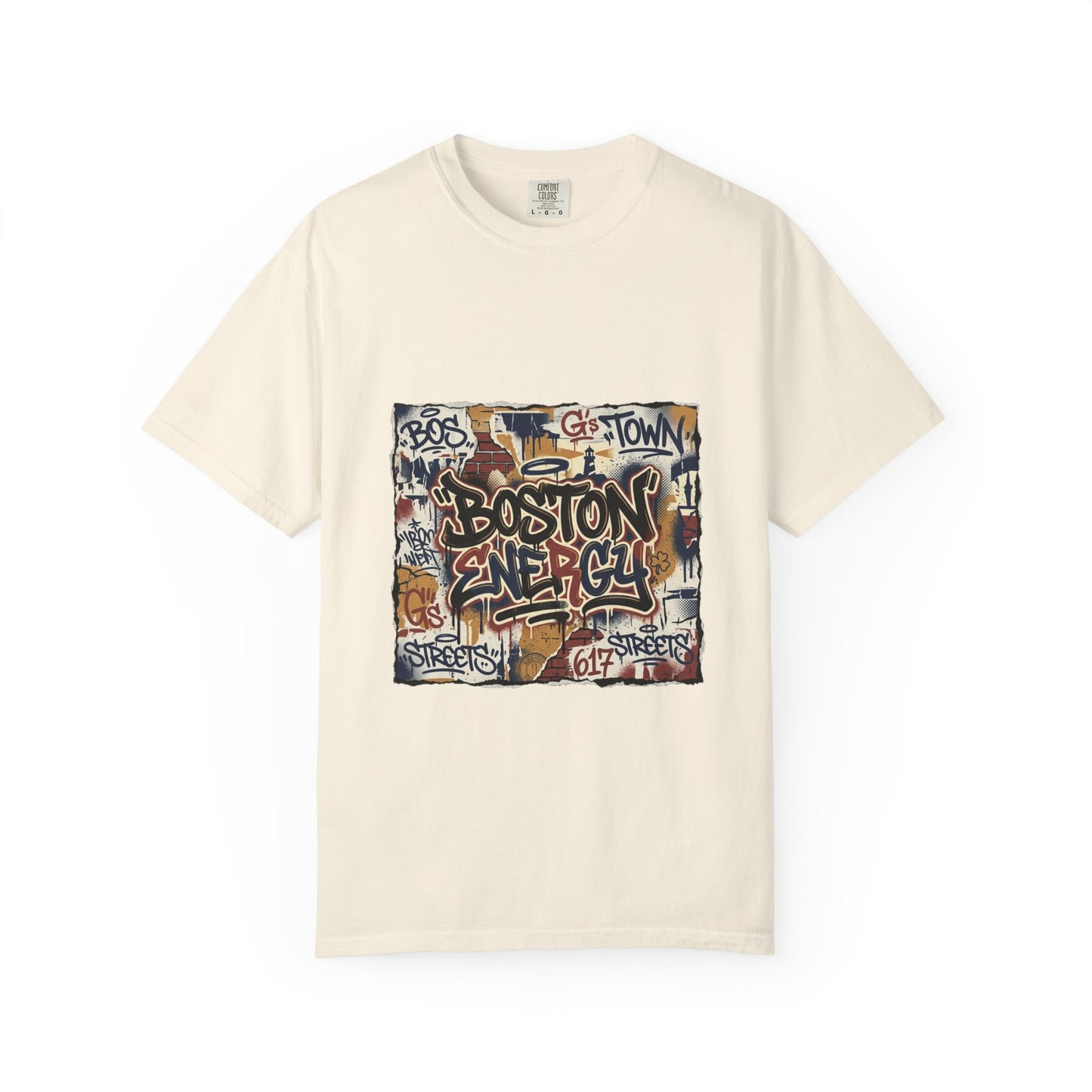 Boston Graffiti Tee — Urban Street Art T‑Shirt