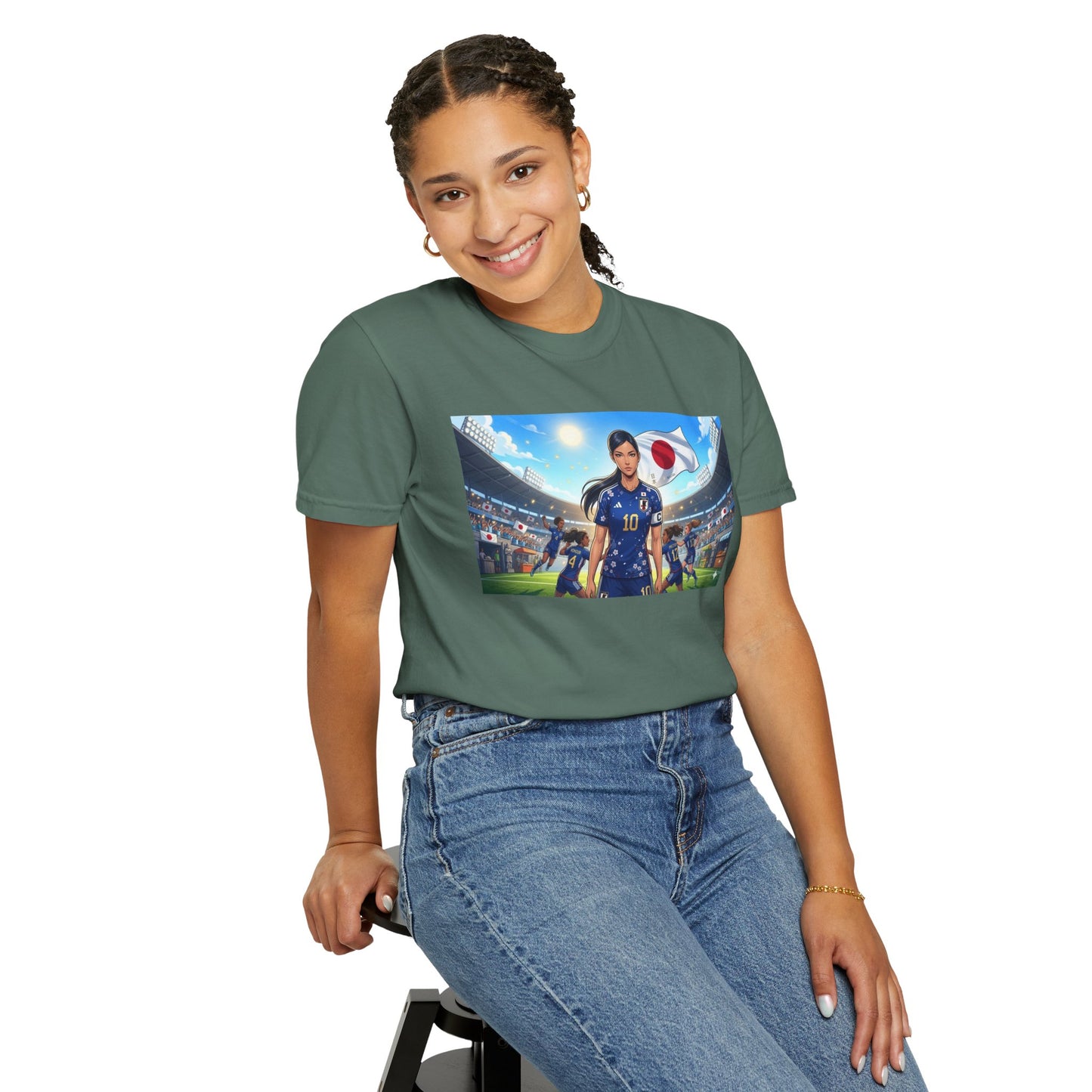 Soccer Player Japan T-Shirt — Japan Flag Soccer Fan Tee