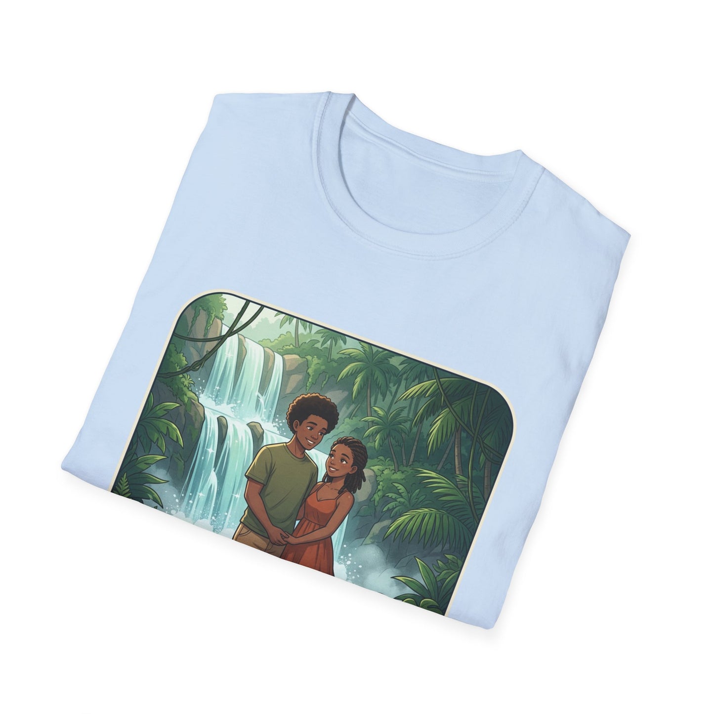 Chasing Waterfalls T-Shirt — Couple Adventure Graphic Tee