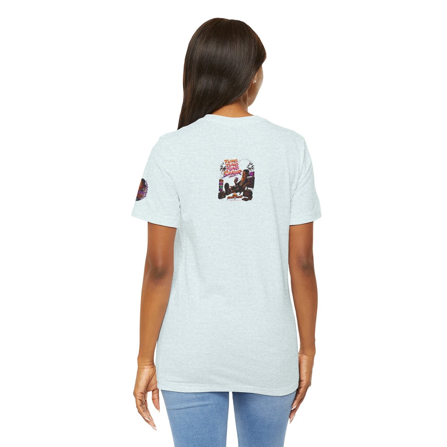 Tung Tung Tung Sahur Laid-Back Nightlife Graphic Tee — "Things Take Time" Urban Cartoon Design