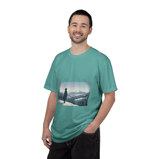 T-Shirt — Wanderer in Snowy Mountains Graphic Tee