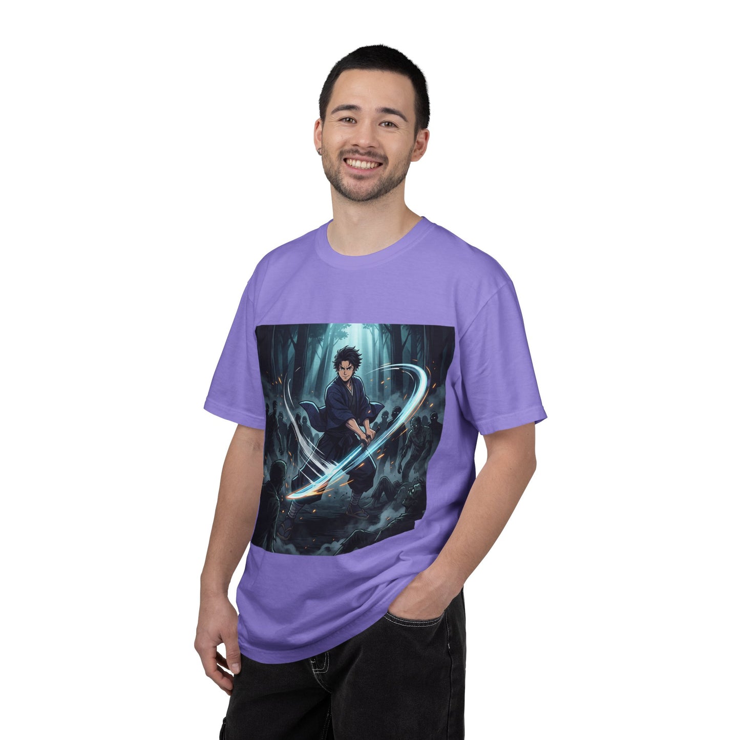 Mage Battlemage T‑Shirt — Fantasy Wizard Magic Sword Illustration Tee