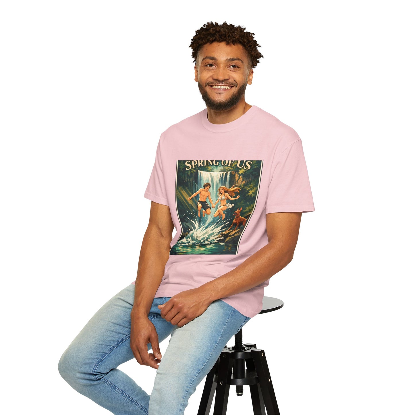 Vintage 'Spring of Us' Waterfall Graphic T-Shirt