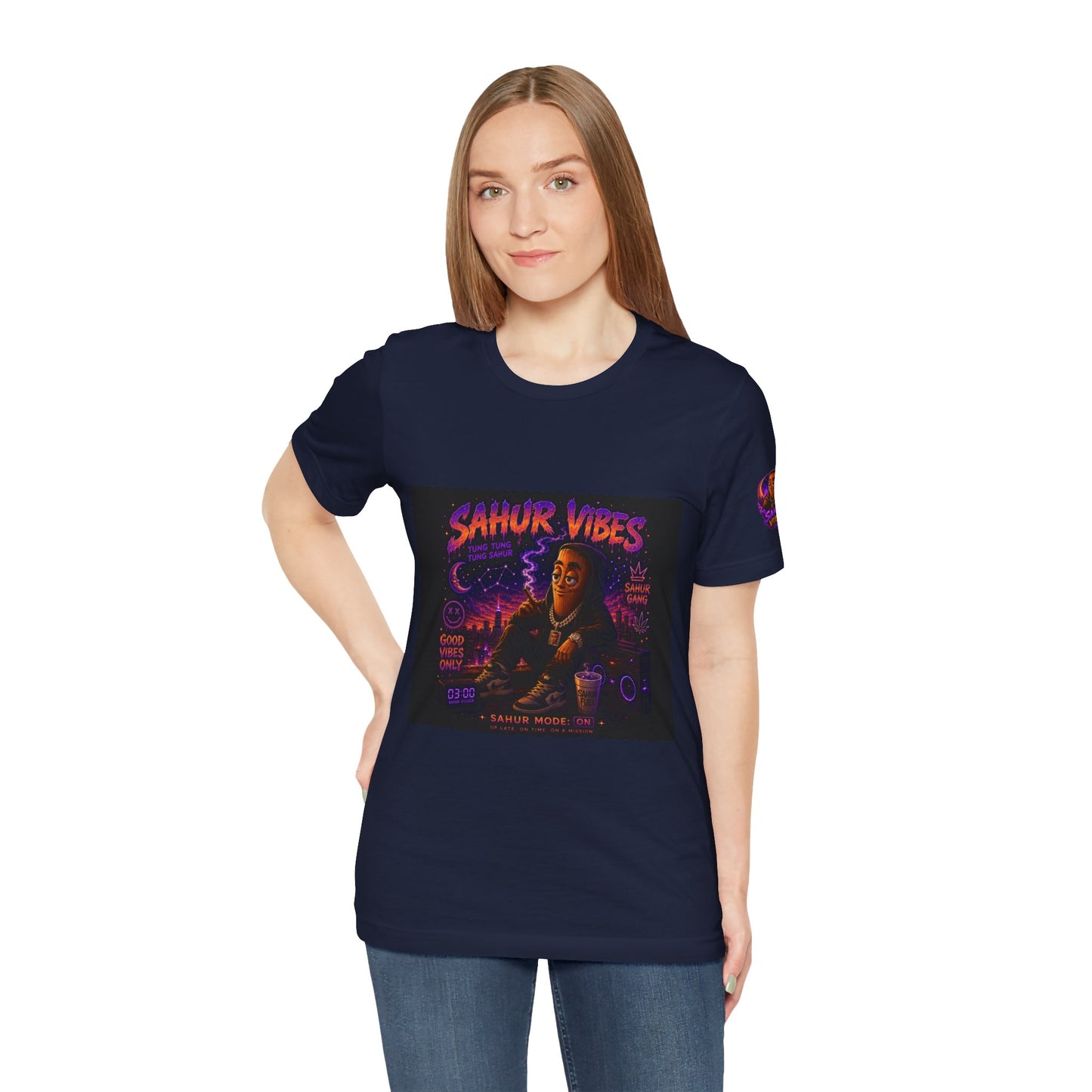 Tung Tung Tung Sahur SOLO Night Smoke DOLO Tee — Urban Chill Cartoon Design
